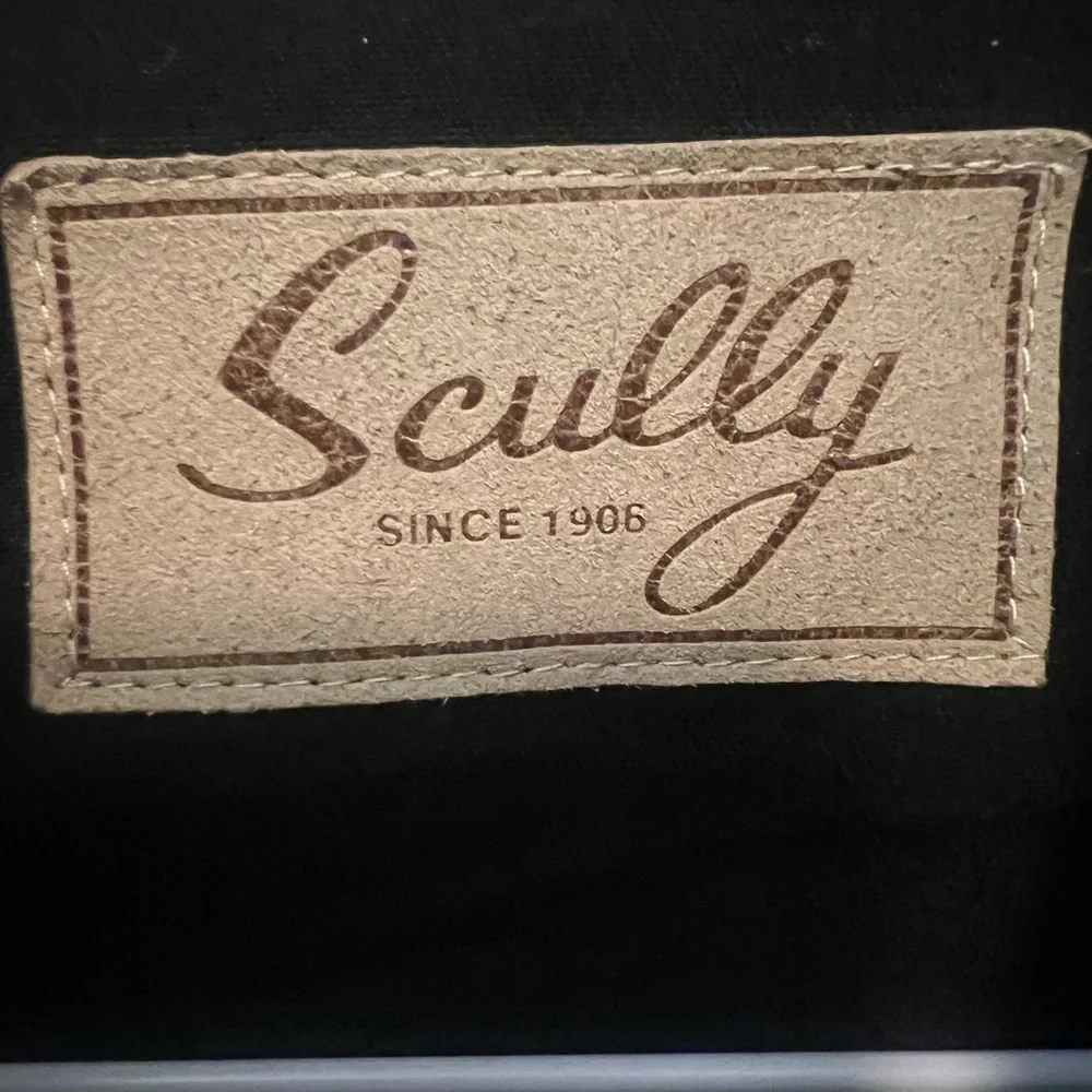 SOLD Scully embroidered pearl snap western long sleeve black womens shirt Small - Picture 9 of 14